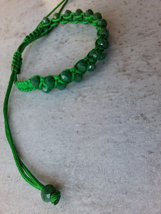 Bransoletka, zielona bransoletka