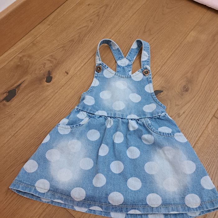 Sukienka jeansowa niemowlęca 86-92cm