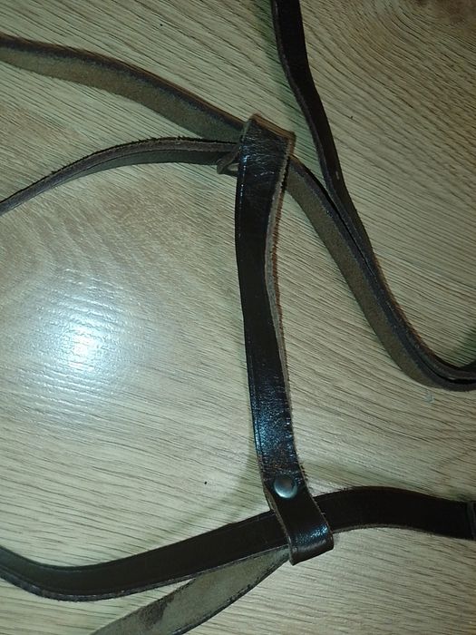 Кожаная портупея (ремень) для хранения и переноски плащ палатки новое