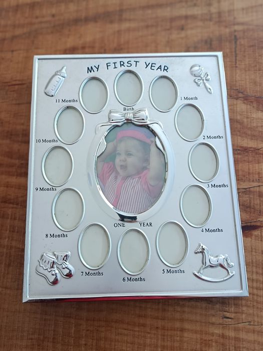Álbum prata para criança 1ano