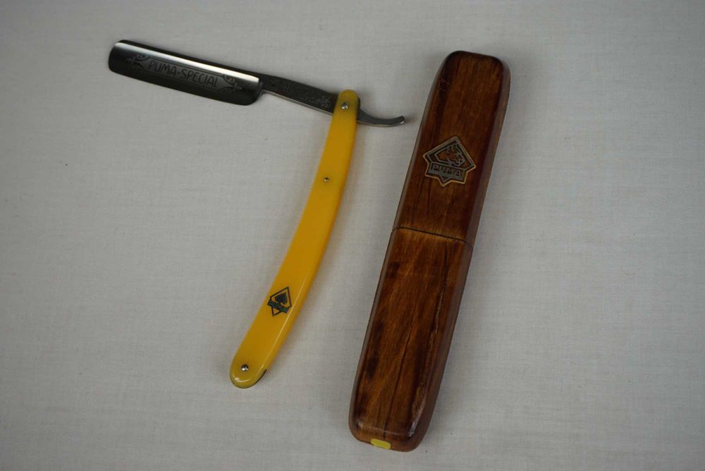 Stara brzytwa PUMA Special Solingen 88 5/8 etui