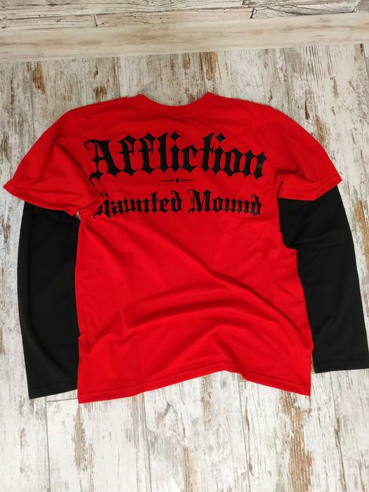 Продам лонгслів HAUNTED MOUND RED sk8 Y2K