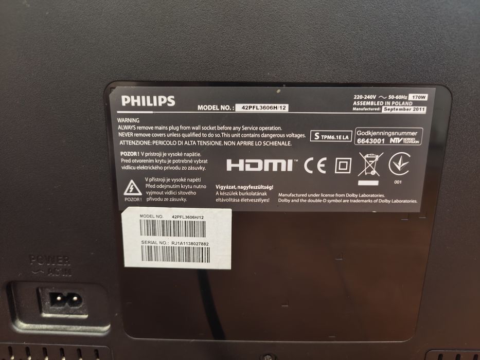 TV LCD 42” Phillips
