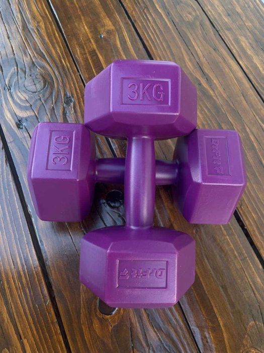 Hantle fitness hantelki 2x3 kg ciężarki treningowe DARMOWA DOSTAWA