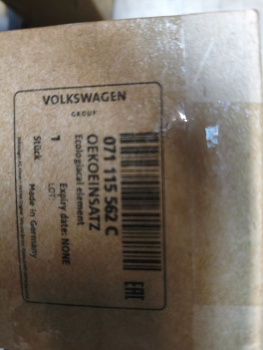Filtros de óleo Audi originais!