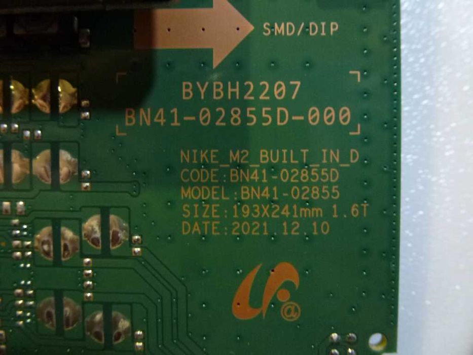 Main board BYBH2207 BN41-02855D-000, BN94-17582F для Samsung QE55Q70