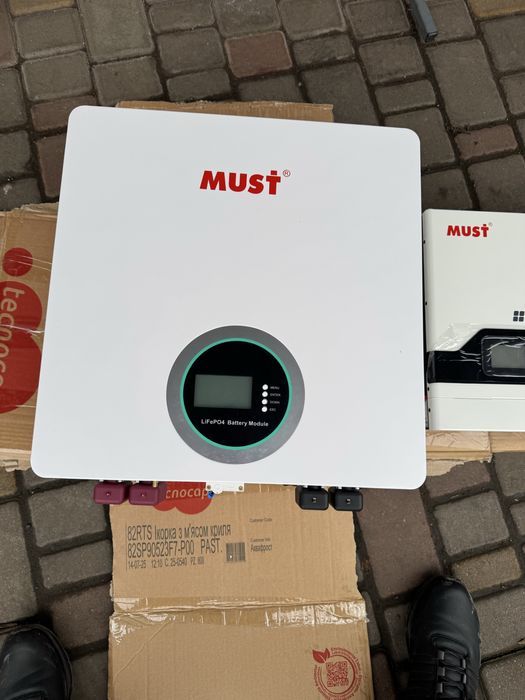 Інвертор 6,2кВт+Акумулятор Must 5кВт