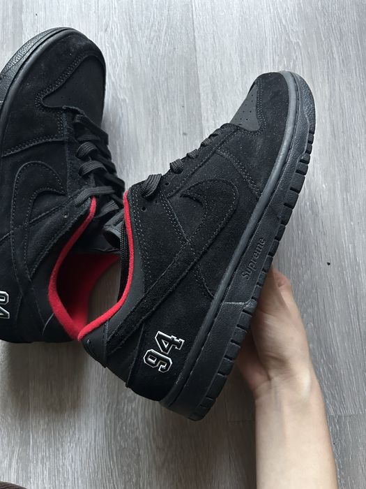 Supreme x Nike SB Dunk Low 94 Black, 43 розмір(27.5см)