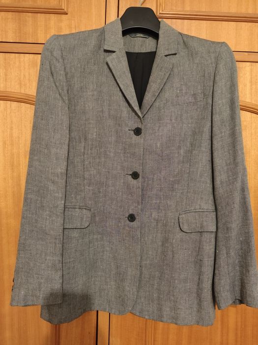 Lote 2 Blazers de Linho Premium (Massimo Dutti + Caroll) – Tam. S (Pouco Uso)