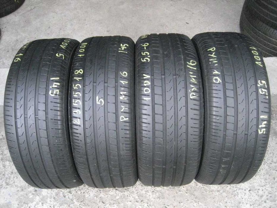 235/55 R18 100V Pirelli ScorpionVerde Літо 4штуки Шини б/у