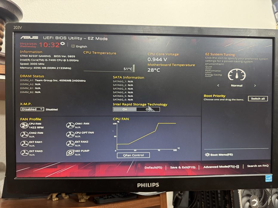 Asus Strix B250F Gaming i5-7400