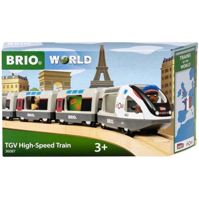Brio Pociągi świata Pociąg TGV INOUI pudełko,274x161 mm