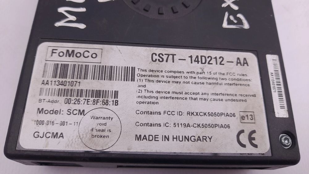 Módulo bluetooth FORD Fiesta VI (CB1, CCN)
