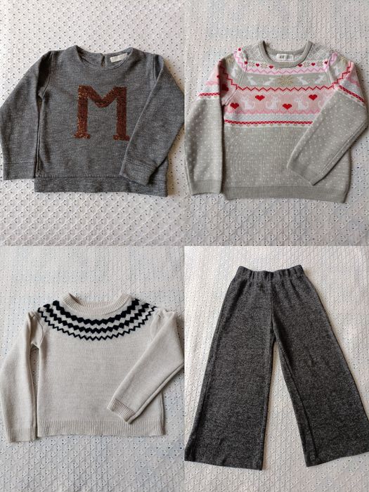 Теплий светрик світшот флісі штани Zara кюлоти кофта зимова