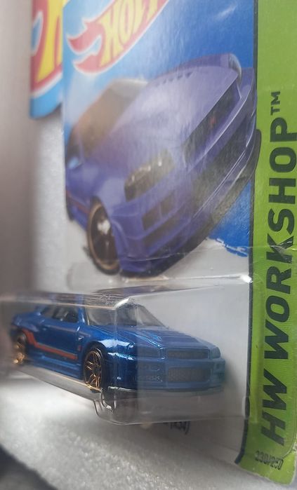 Nissan skyline GT-R R34 hot wheels