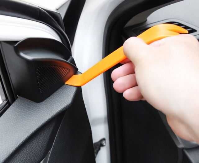 Ściągacze do tapicerki plastików łyżki do demontażu zestaw