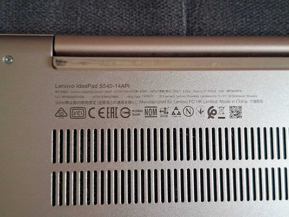 Laptop Lenovo IdeaPad S540-14API