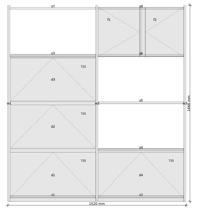 Meble Tylko – nowa komoda Type13 – Clay Brown, 152x168x36 cm
