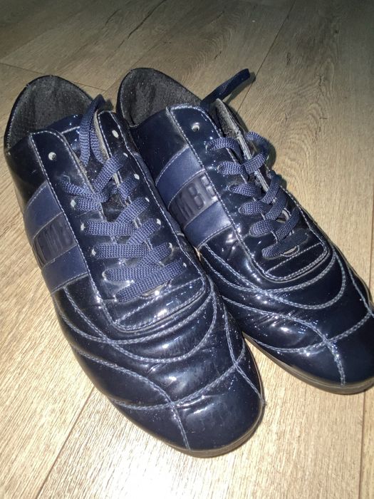 Назва: Кросівки Bikkembergs оригінал, лаковані, темно-сині