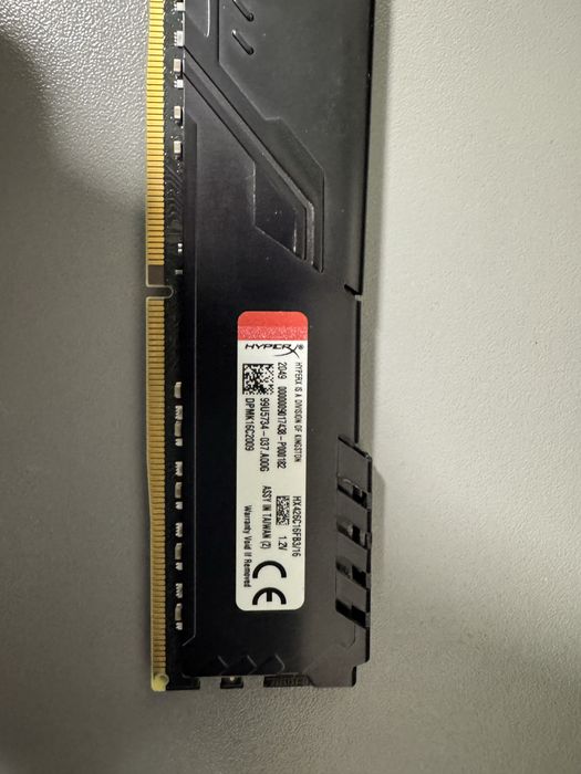 Оперативна памʼять Hyper Fury 16 gb 2666 DDR4 з радіатором