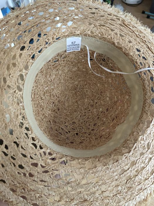 Kapelusz damski slomkowy