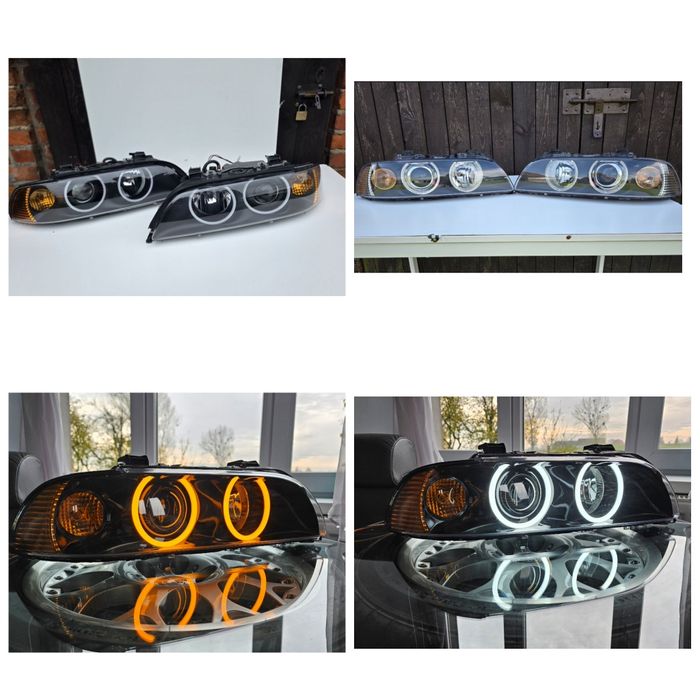 Regeneracja lamp przednich reflektorów BMW E39 xenon H7 regulatory itp