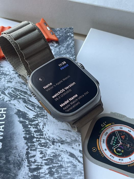 Apple Watch Ultra 1 | Повний комплект  | АКБ 90%