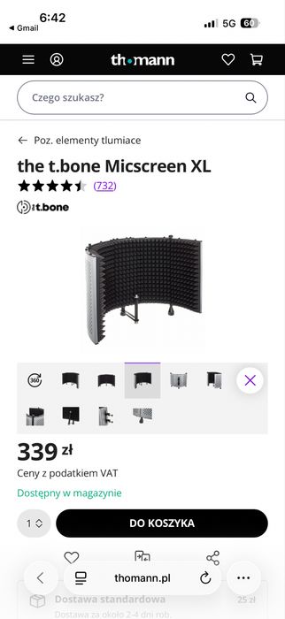 the t.bone Micscreen XL