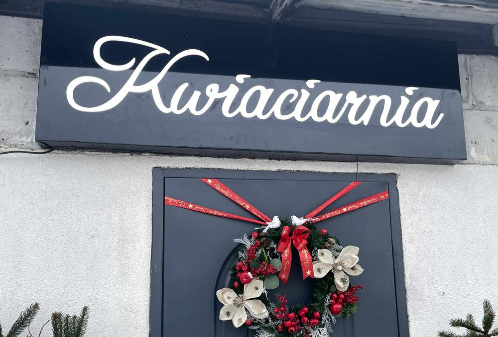 Reklama czarna ledowa