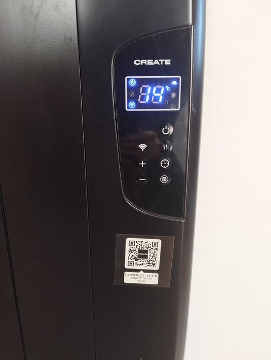 CREATE - WARM SLIM 1500W - Convector elétrico com Wifi