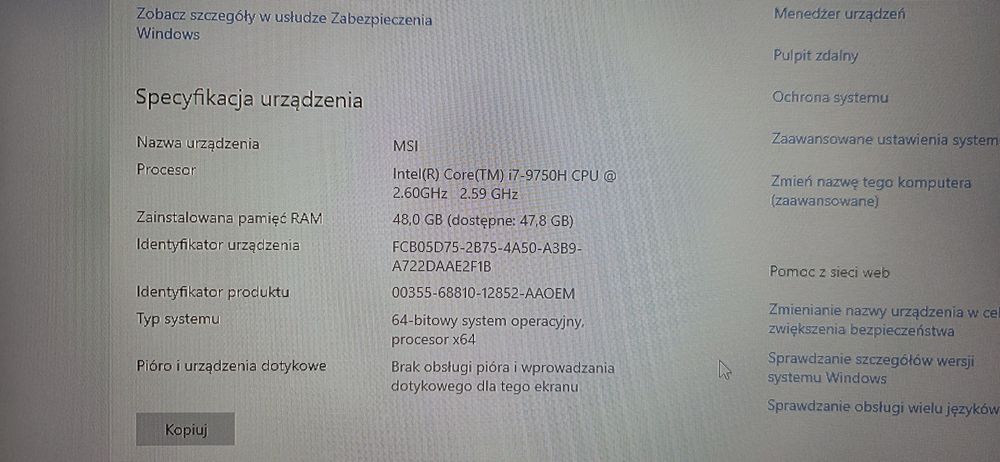 Laptop MSI GP75 Leopard 9SE 17 cali