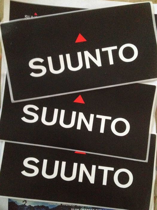 Наклейки для гитар. Suunto. С логотипом