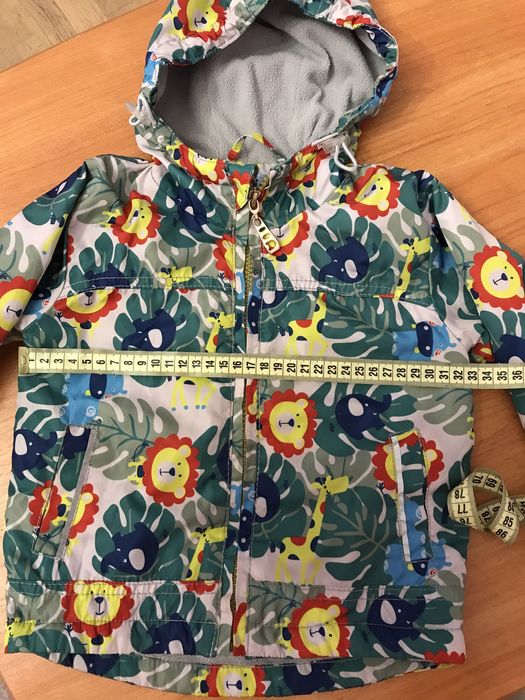Куртка, ветровка, парка на флисе, мальчик, девочка 12мес 80 см