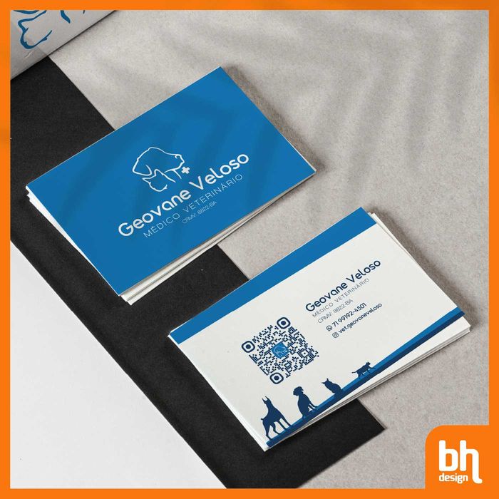 Cartões de Visita Profissionais | Design + Impressão + Envio