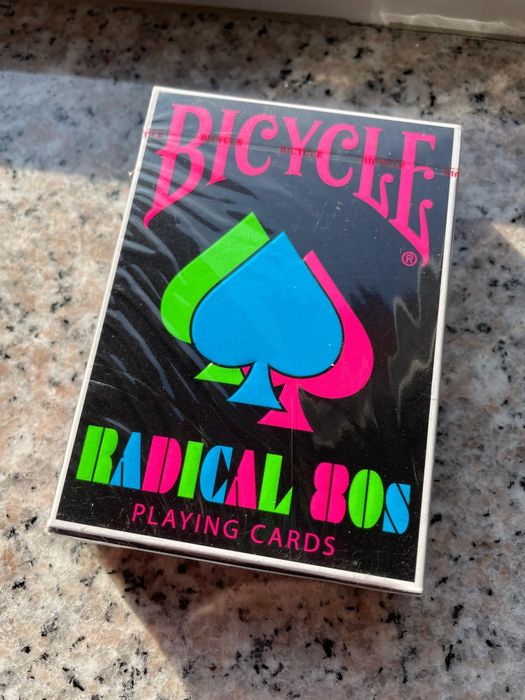 Bicycle Radical 80s - nowa, zafoliowana talia kart