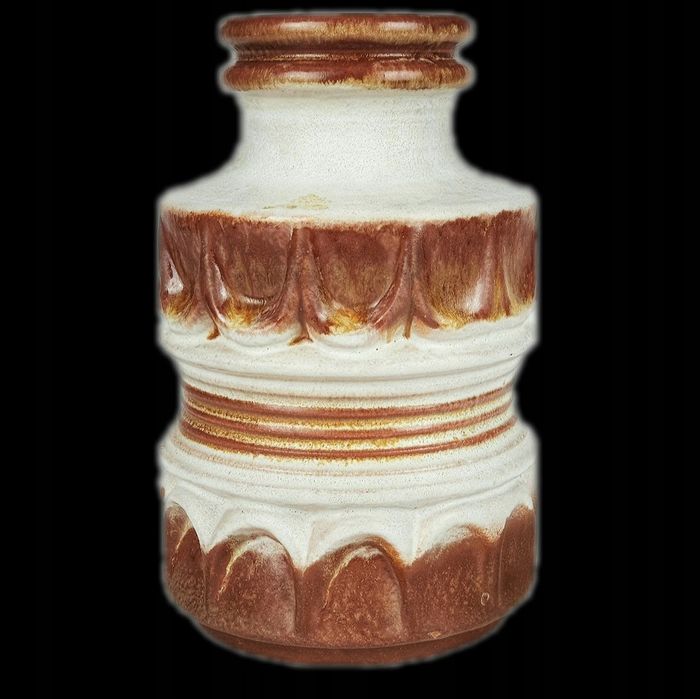 Oryginalny Ceramiczny Wazon Carstens Tonnieshof W- Germany Lata 60
