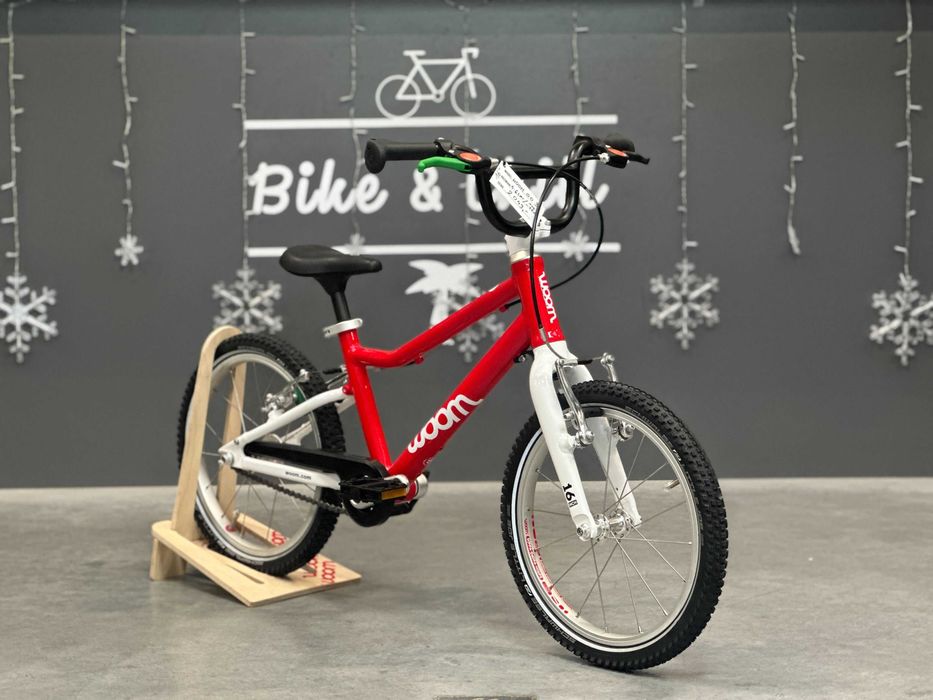 Rowerek dziecięcy WOOM GO 3 automagic czerwony 4-6lat 105-120 WYSYŁKA