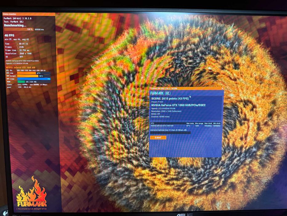 Відеокарта GTX 1060 6 Gb MSI Gaming ОС