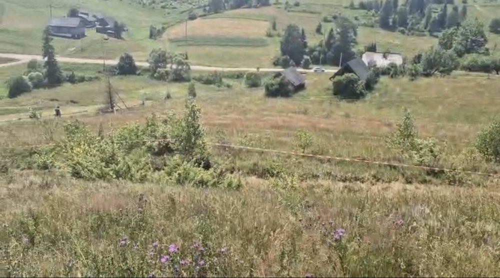 Земельна ділянка у Карпатах, біля Плаю, Криве