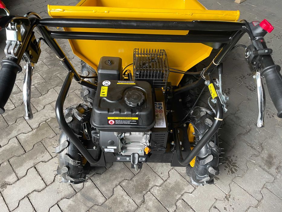 Taczka spalinowa mini wywrotka HIGHER wozidło spalinowe LONCIN 6,5 KM