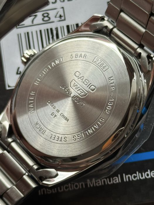 Годинник чоловічий Casio MTP-1302D-1A , 1A1 Оригінал Гарантія Часы мужские