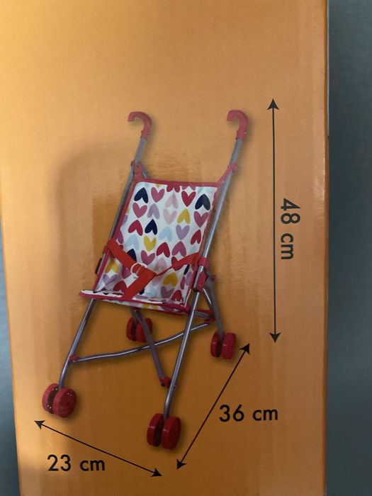 Wózek, lala i akcesoria