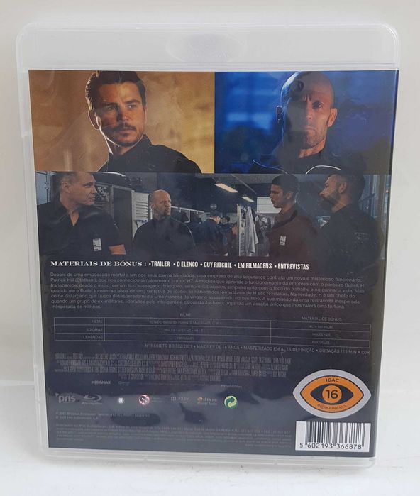 Um Homem Furioso Blu ray (como novo)