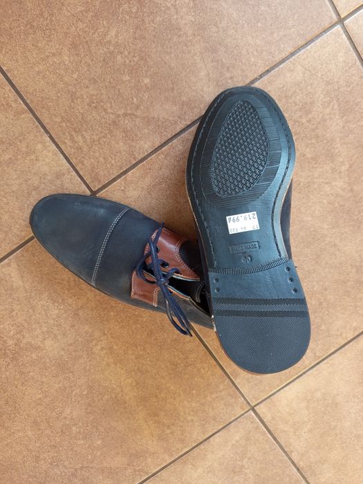 Buty męskie skórzane