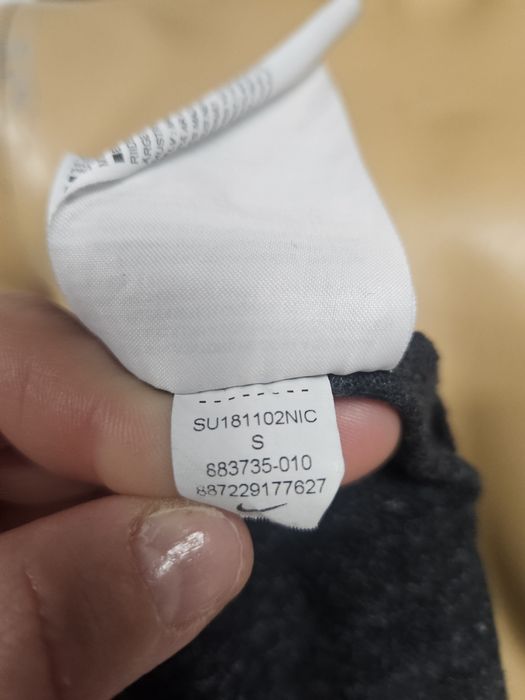Top / T-shirt Nike szary na ramiączkach rozmiar S sportowy