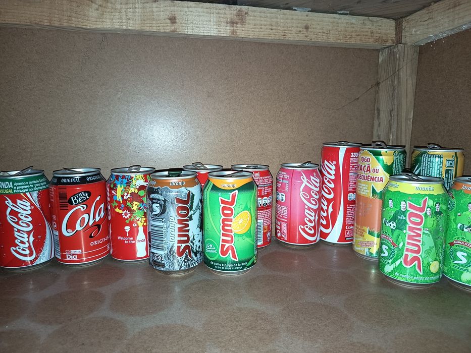 Coleção: lata bebida antiga anos 90 sumo ou cerveja