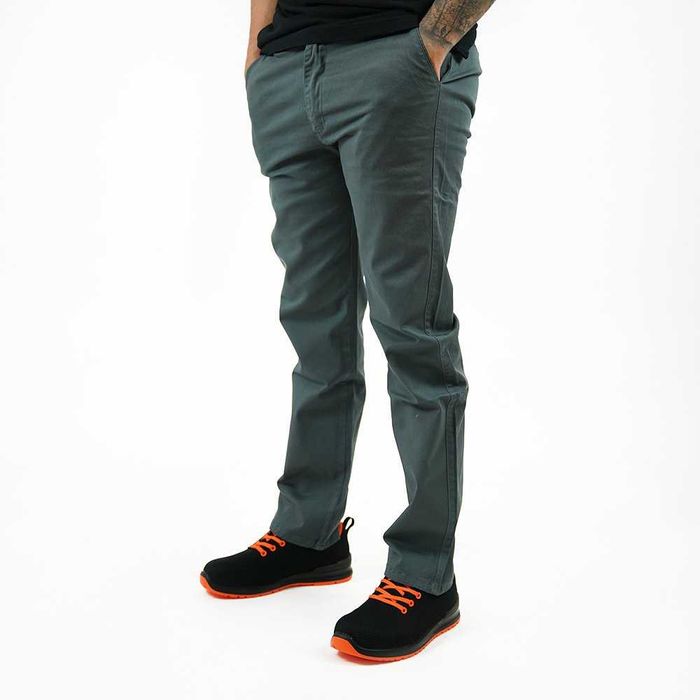 Calças de Sarja Elásticas