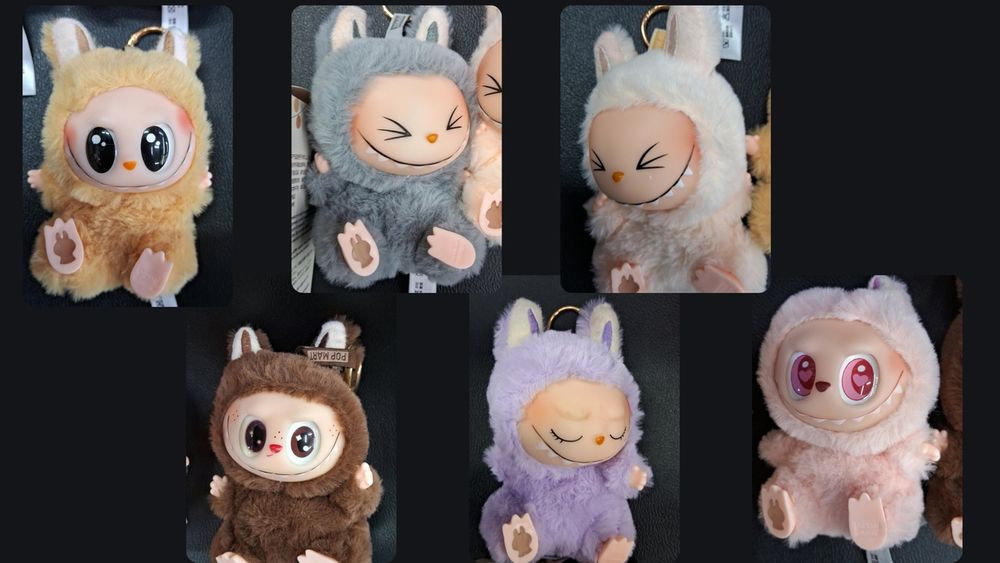 Лалабу -игрушка с брелоком Pop Mart Labubu Art The Monsters
