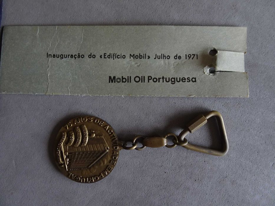 Porta-chaves Mobil (Inauguração do Edifício Mobil julho de 1971)