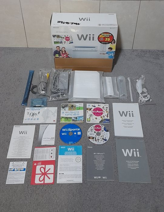 Consola Nintendo Wii Family Edition (EXCELENTE ESTADO NA CAIXA)